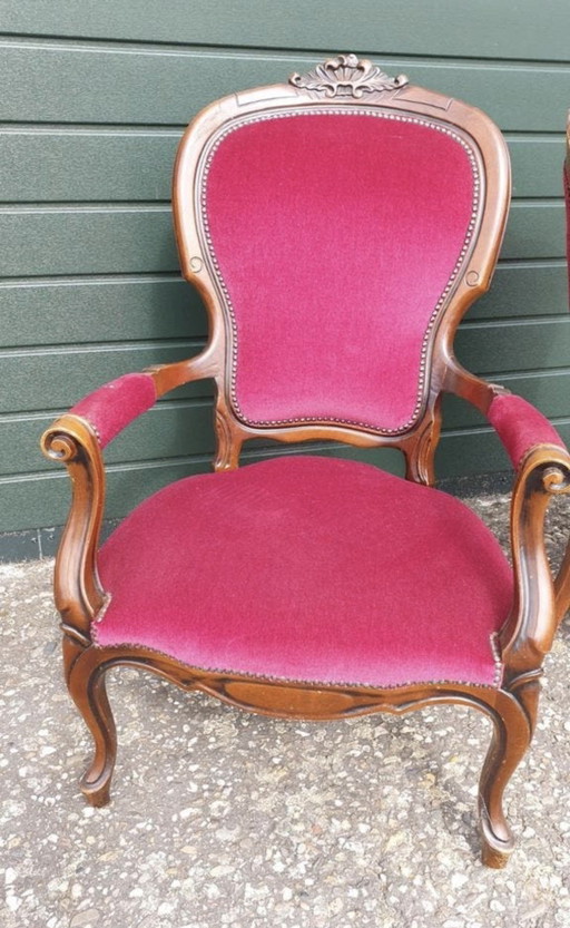 2 Lodewijk fauteuils