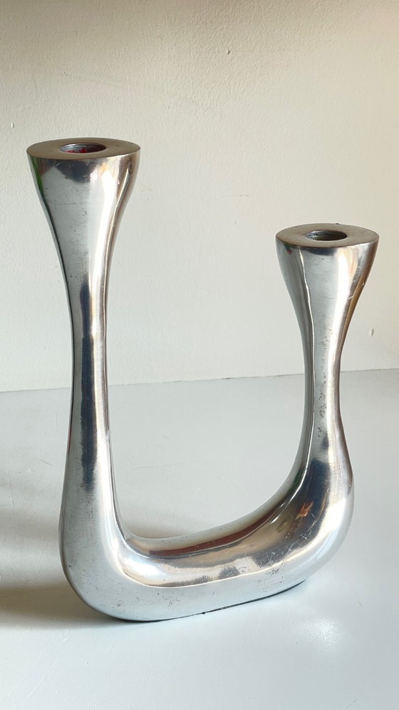 Image 1 of Candelabro antiguo de doble diseño