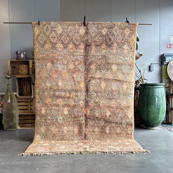 Image 1 of Boho Chic Marokkanischer Berberteppich aus Wolle