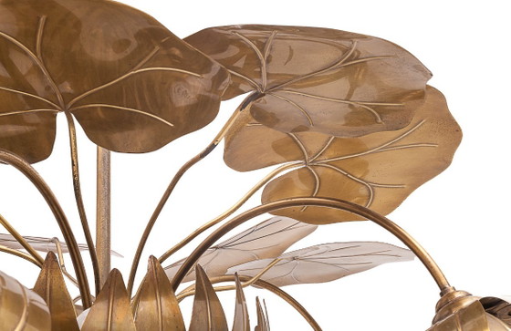 Lustre Nénuphar 10 Feux Maison Jansen – Brass (photo 11 of 11)