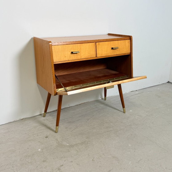 Meuble Téléphone / Meuble d'entrée Mid-Century Modern – Commodes, Bois (photo 6 of 8)