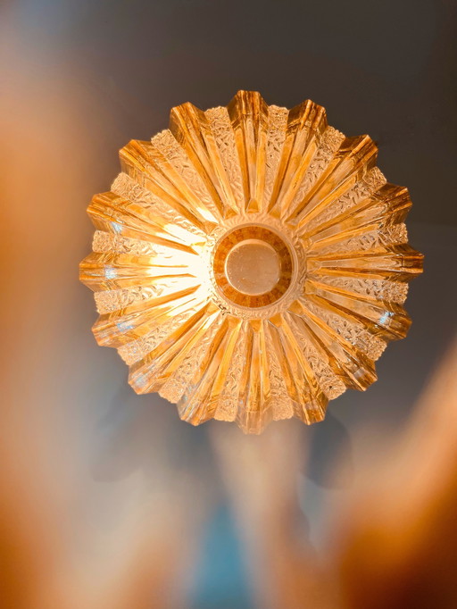 Sunblust Flusmount 70er Jahre Plafonierre