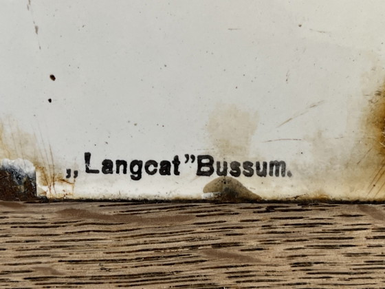 Enamel advertising sign (Langcat Bussum) - Turpin Les Vins de Bordeaux – Wall decoration, Other (photo 2 of 5)