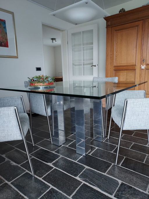 Table à manger design en verre Beekcollection