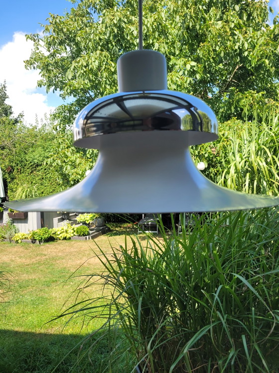 Louis Poulsen Modell Mandaley 70 Iger Jahre By Andreas Hansen – Pendelleuchten, Aluminium (photo 4 of 13)