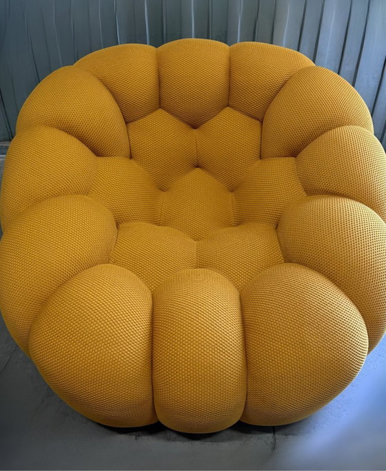 Roche Bobois Bubble Large Armchair – Sacha Lakic – Original – Textile, Wood (photo 4 of 5)