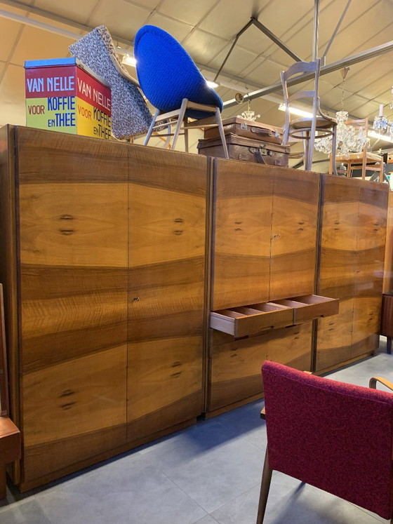 Magnifique armoire française vintage - Ensemble de trois – Wood (photo 5 of 5)