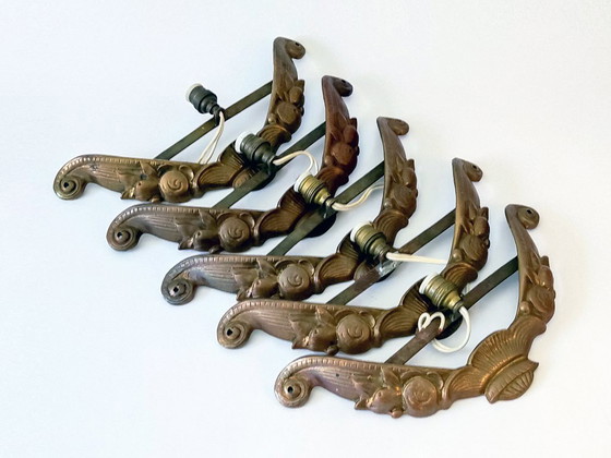 Image 1 of Art Deco wall lamps shells