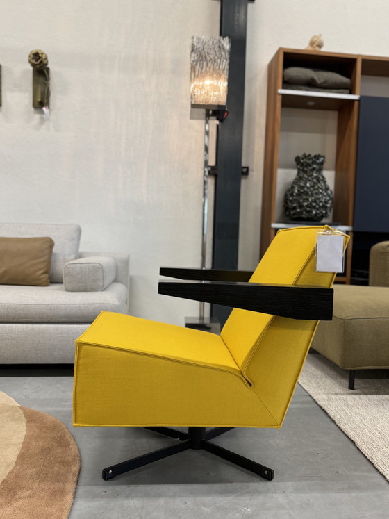 Rietveld Originals Press Room Chair Yellow Fabric – Gelderland, Armchairs, Other (photo 3 of 7)