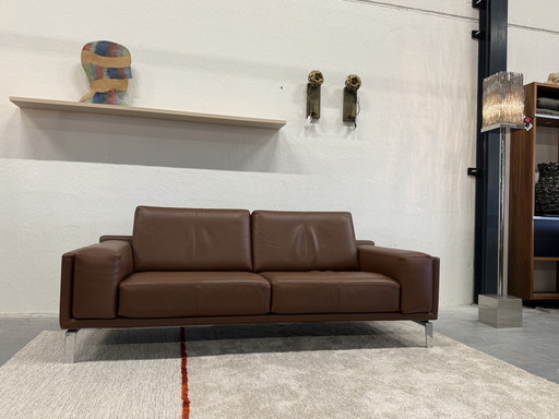 Leolux Bellice sofa Negev leather Duna 213