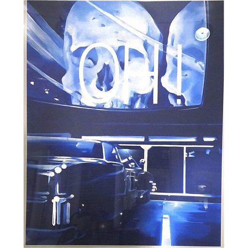 Vintage silkscreen by Jacques Monroy