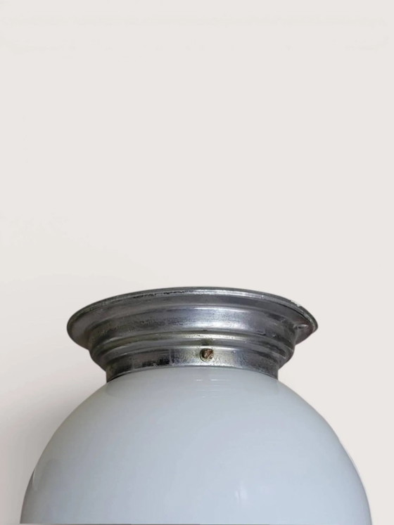 Plafoniera a globo in vetro anni '50 – Plafoniere, Crystal, Glass, Art Deco (photo 3 of 8)