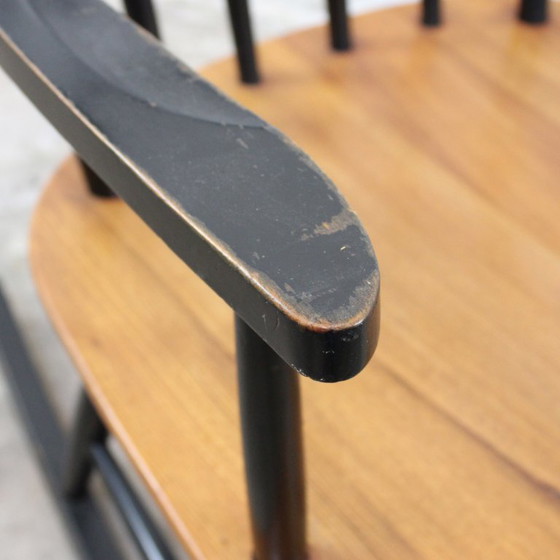 Image 1 of Sedia a dondolo vintage in stile scandinavo