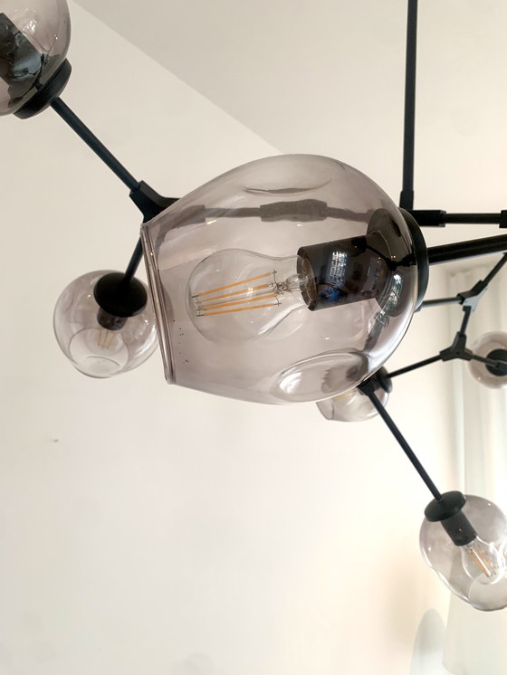 Image 1 of Lampada a sospensione a 9 luci Gerba design