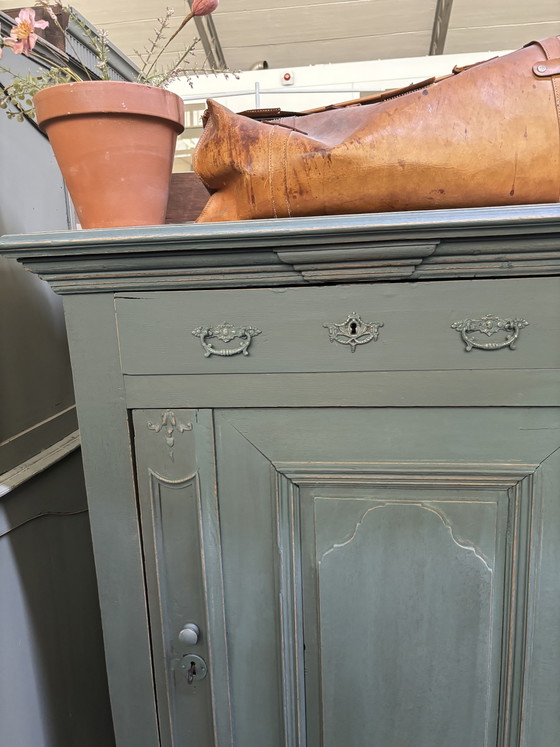 Image 1 of Antiek Brocante meidenkast / eendeurskast / kast 