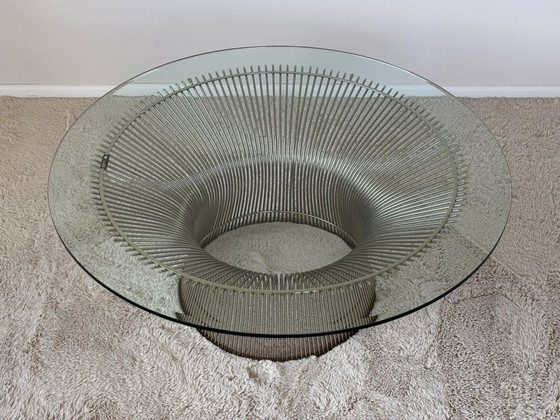Wire Frame Coffee Table by Warren Platner for Knoll, 1960s – Glass, Metal (photo 10 of 11)