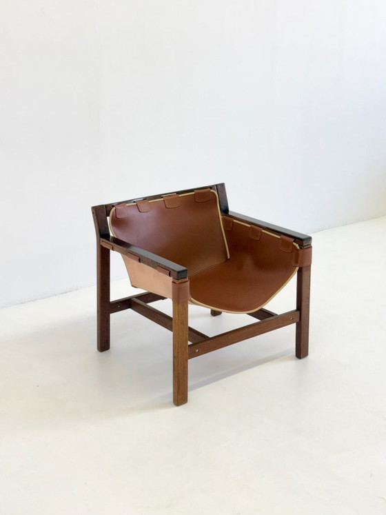 Fauteuils Safari Lounge de Carlo Hauner pour Forma – Wood, Leather (photo 18 of 19)