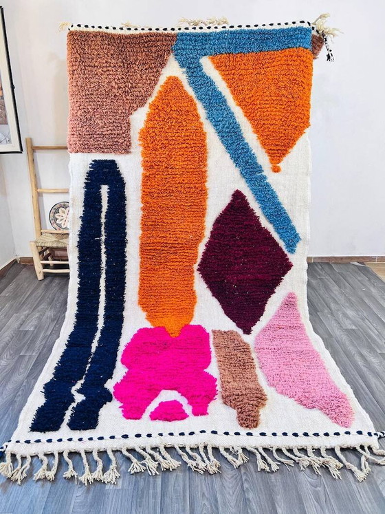 Marokkaans Berber vloerkleed van veelkleurige wol, 200cm x 300cm – Vloerkleden en tapijten, Wool (photo 12 of 12)