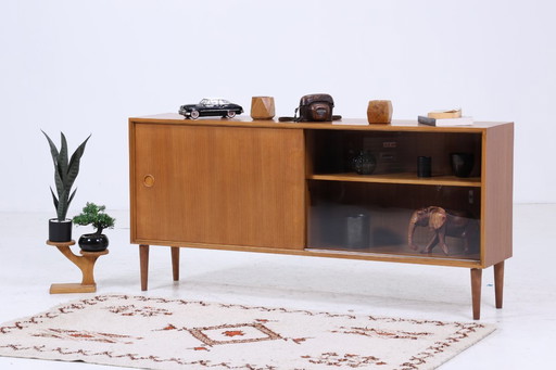 Vintage sideboard 60s | Platon series by Lothar Wegner - Mid - Century showcase wood design #05-37