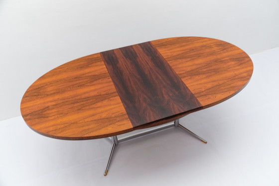 Image 1 of Scandinavian Rosewood Folding Dining Table, 1960s