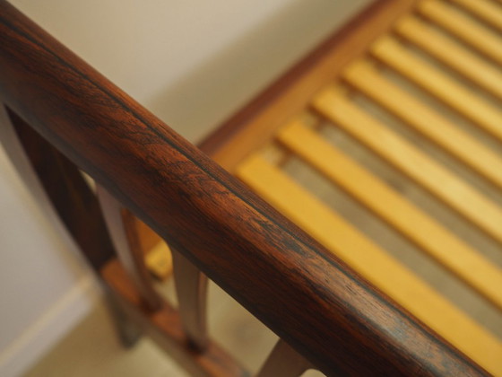 Image 1 of Cama de palisandro, diseño danés, década de 1970, fabricada por Illums Bolighus.
