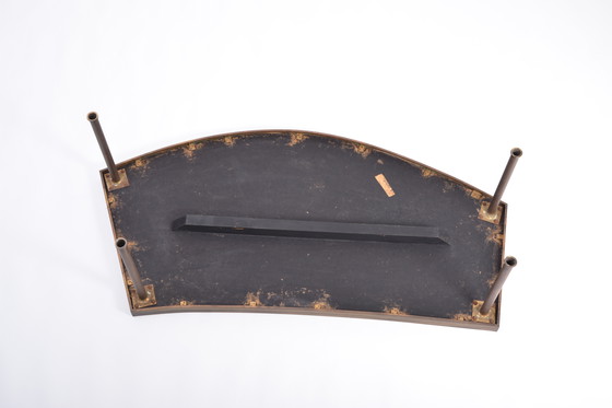 Image 1 of Grande table basse en mosaïque et laiton du milieu du siècle par Berthold Müller-Oerlinghausen