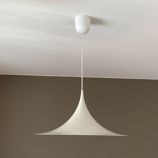 Semi hanging lamp by Claus Bonderup & Torsten Thorup. 1970.