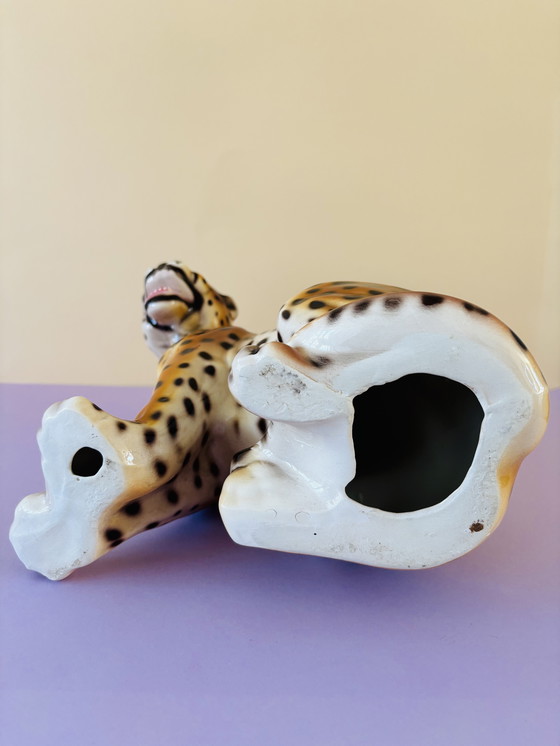 Image 1 of Vintage Italian Ceramic Panther