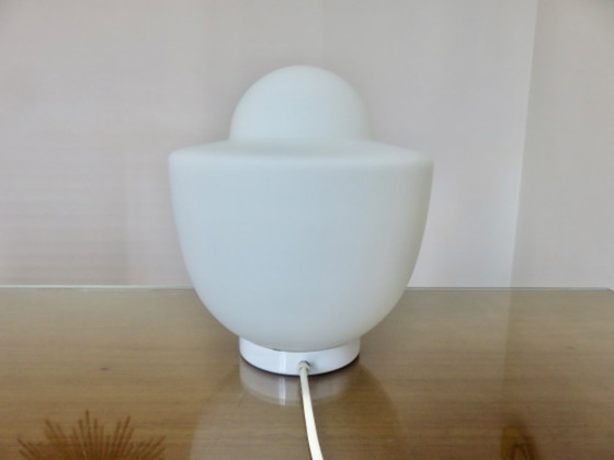 Image 1 of White opaline lamp, 1970s, Italy