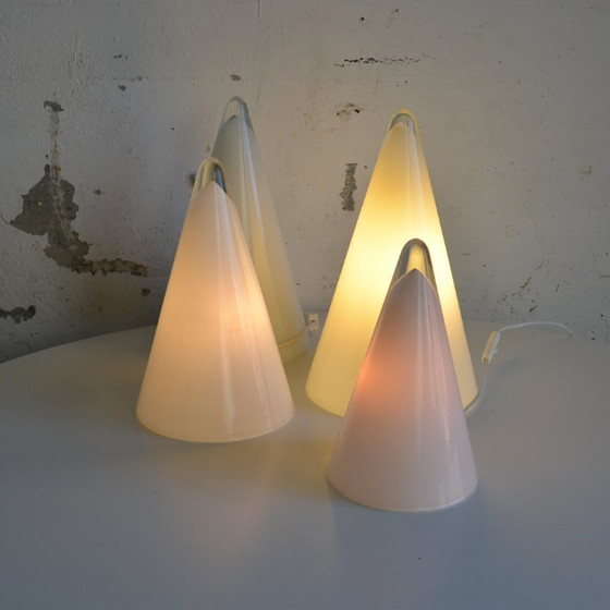 Image 1 of 4x teepee cone table lights