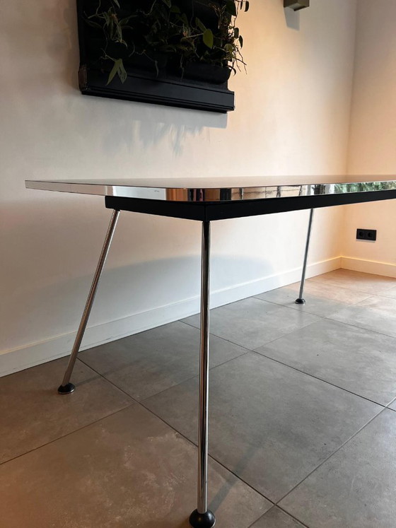 Image 1 of Design eettafel – Gebroeders De Wit – zwart blad