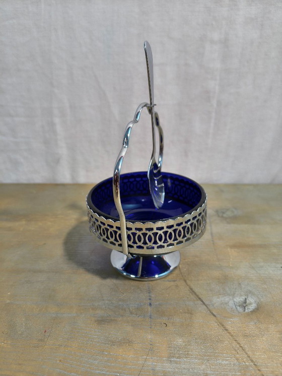 Image 1 of BonBon schaaltjes  Suiker schaaltjes  Cobalt Glas