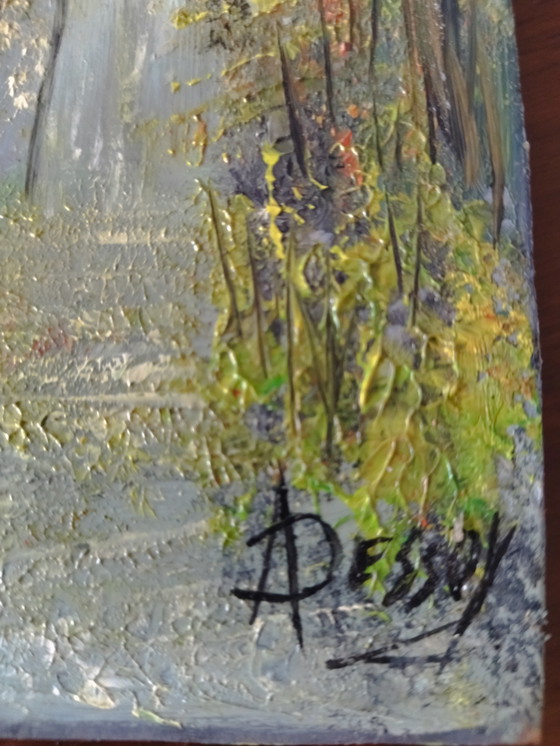 Image 1 of Petit tableau style impressionniste 