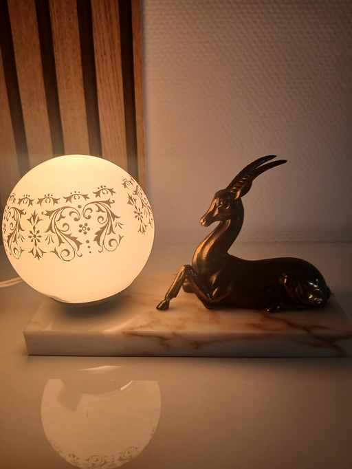Lampe art déco. 