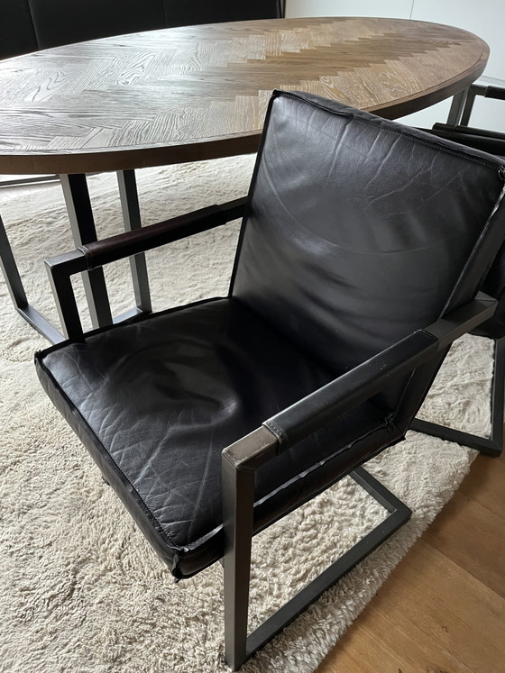 Leren Eetkamerstoelen En Bank – Leather (photo 6 of 10)