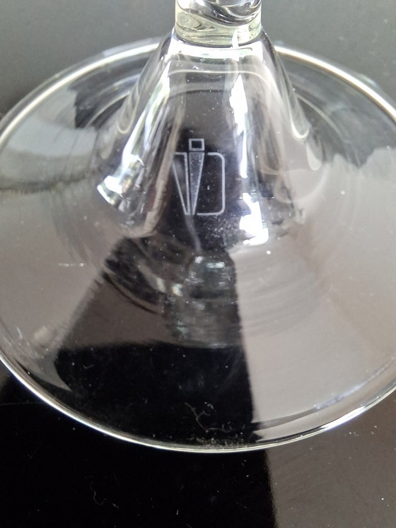 Esclusivi bicchieri a flauto soffiato a mano di Jos Böhm degli anni '70. – Arte in vetro, Glass (photo 4 of 5)