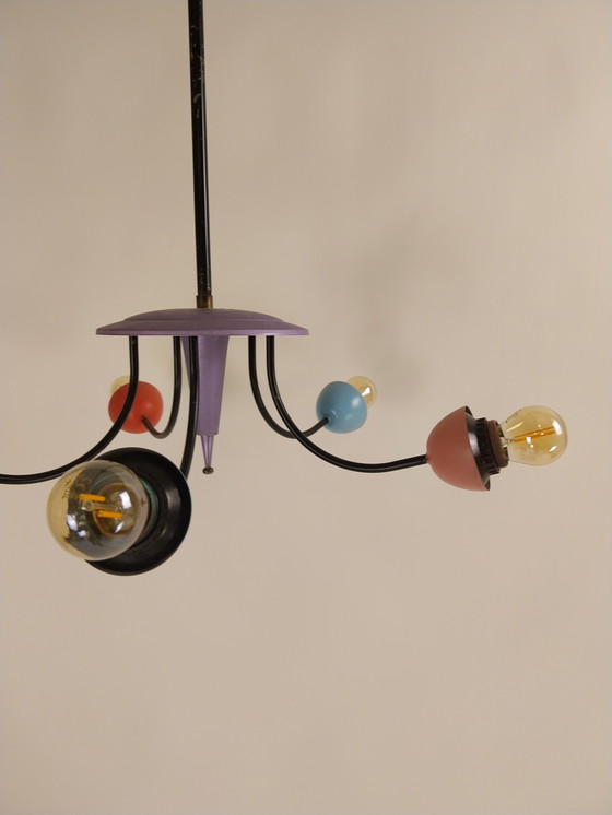 Image 1 of 1 lámpara sputnik italiana estilo stilnovo años 50