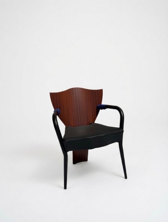 Dalami fauteuil van Borek Sipek voor Scarabas, 1994 – Wood, Metal (photo 3 of 5)
