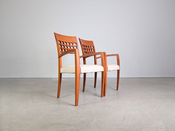 Image 1 of Juego de 2 sillas originales WK Wohnen, sillas de comedor, muebles de diseño