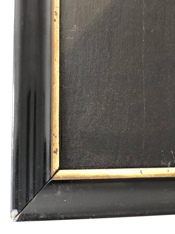 Image 1 of Portrait à l'huile ancien du XIXe siècle représentant un gentilhomme hollandais