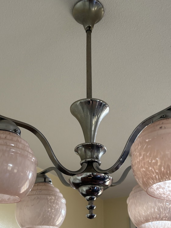 Lamp – Chandeliers, Glass, Metal (photo 4 of 5)
