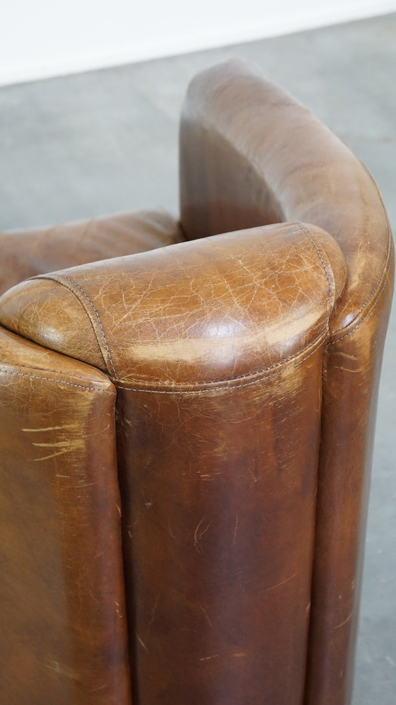 Image 1 of Beef Leather Aviator Armchair/ Armchair