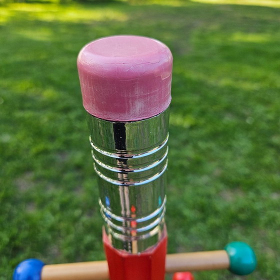 Image 1 of Vintage Pierre Sala "Crayon" Coat Rack – 1980s Memphis Style