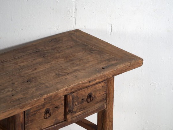 Consolle antica in legno di olmo – Cina, circa 1920 – Console, Iron (photo 17 of 40)