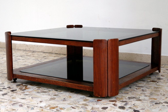 Image 1 of Mesa de centro grande – Afra & Tobia Scarpa (atribuido)