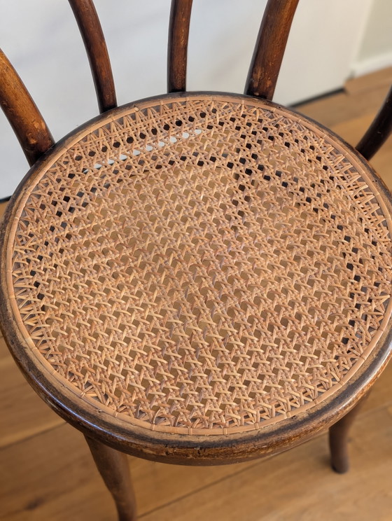 Image 1 of Set van 3 antieke Weense bentwood stoelen – ca. 1900 – J. & J. Kohn