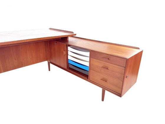 Scrivania Direzionale Arne Vodder Modello 209 – Sibast, 1970 – Scrivanie, Wood, Vintage (photo 7 of 14)