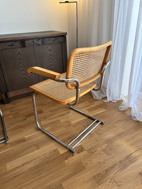 Image 1 of Set di sedie italiane di design Cesca (modello B32 / S64)