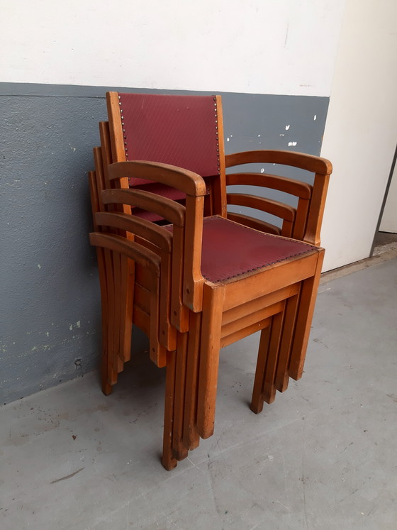 Image 1 of 4 vintage mcm dining chairs Tijsseling
