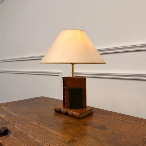 Classic English Books Table Lamp, Desk lamps, Wood (photo 3 of 7)